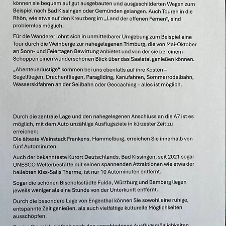 Angernest Апартаменты Elfershausen